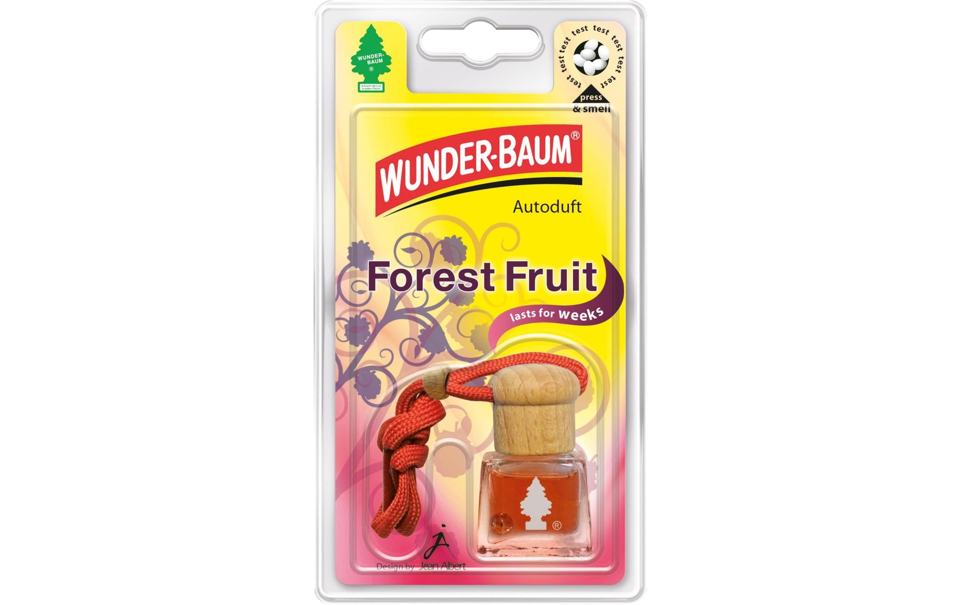 Wunder-Baum Lufterfrischer Waldbeere – für Auto – Flasche – 60 Tage