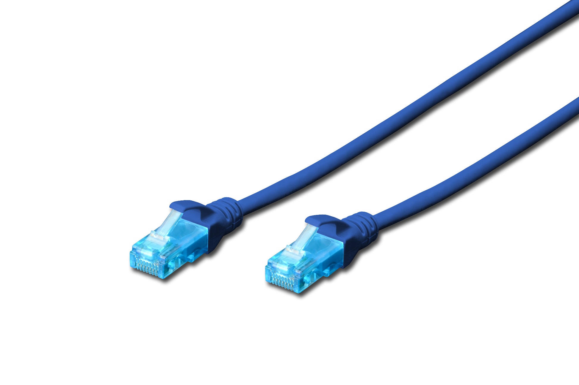 Digitus Patchkabel (Cat5e U/UTP) – 0,5 m, Blau, PVC