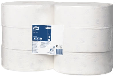 Tork Toilettenpapier Jumbo – 2-lagig, Rollenlänge 360 m, Rollendurchmesser 260 mm – für Tork T1 – 6 Rollen
