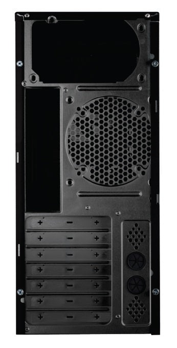 Antec VSK 4000B-U3/U2 – PC-Gehäuse – ATX/mATX Midi-Tower, Schwarz, 2×USB 3.0, 7×Erweiterungsslots, 5×3,5"