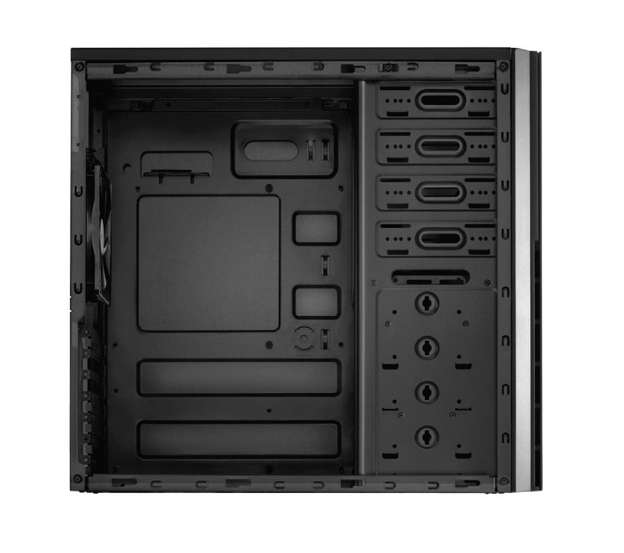 Antec VSK 4000B-U3/U2 – PC-Gehäuse – ATX/mATX Midi-Tower, Schwarz, 2×USB 3.0, 7×Erweiterungsslots, 5×3,5"