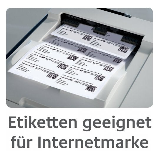 Avery UltraGrip Etiketten, 105 mm × 74 mm, weiss, Papier, permanent, 1760 Etiketten (220 Blätter)