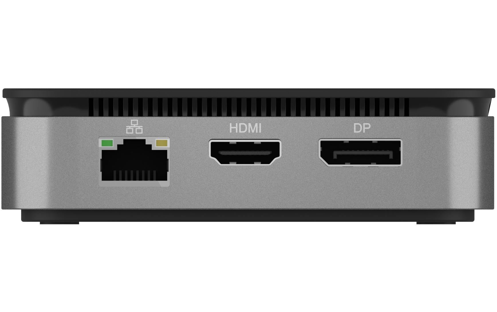 ICY BOX IB-DK408-C41 Dockingstation – USB4, 1× DP, 1× HDMI, 2× USB-A, 1× USB-C, 60 W PD, GbE, für Windows/Mac