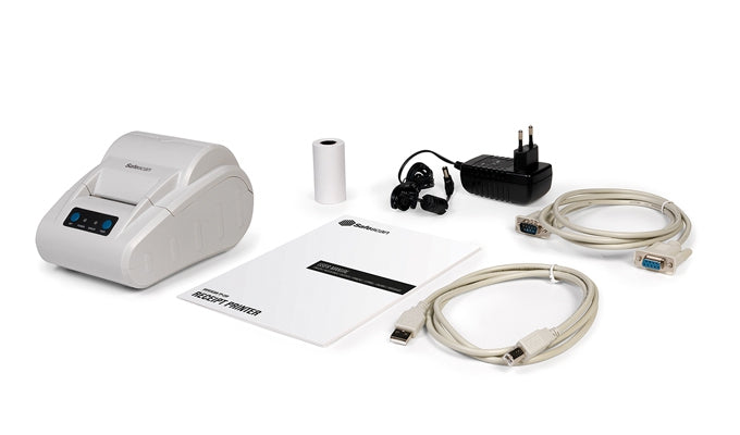 Safescan TP-230 – Bondrucker, Thermodirekt, 203 dpi, 60 mm/s, USB, RS-232, für Safescan 6155–2685