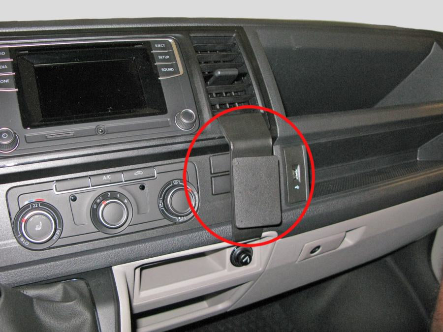 Brodit Auto-Halterung, ProClip gewinkelt – für Volkswagen Caravelle/T6 (2016–2019) – Schwarz