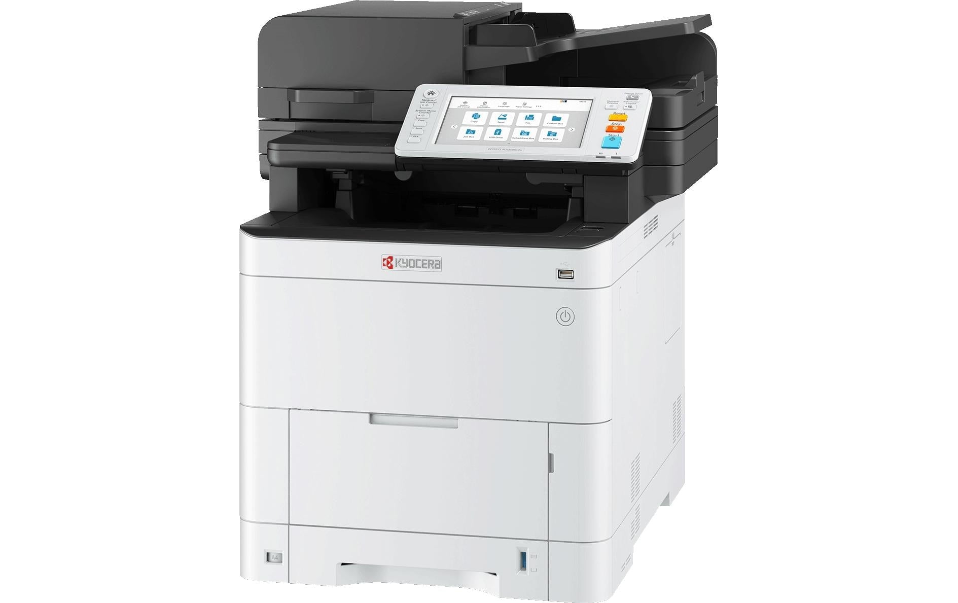 Kyocera ECOSYS MA3500CIX – Farbiges Laser-MFP A4, 3-in-1 – LAN – Duplex, Duplex-ADF – 35 ppm S/W, 35 ppm Farbe
