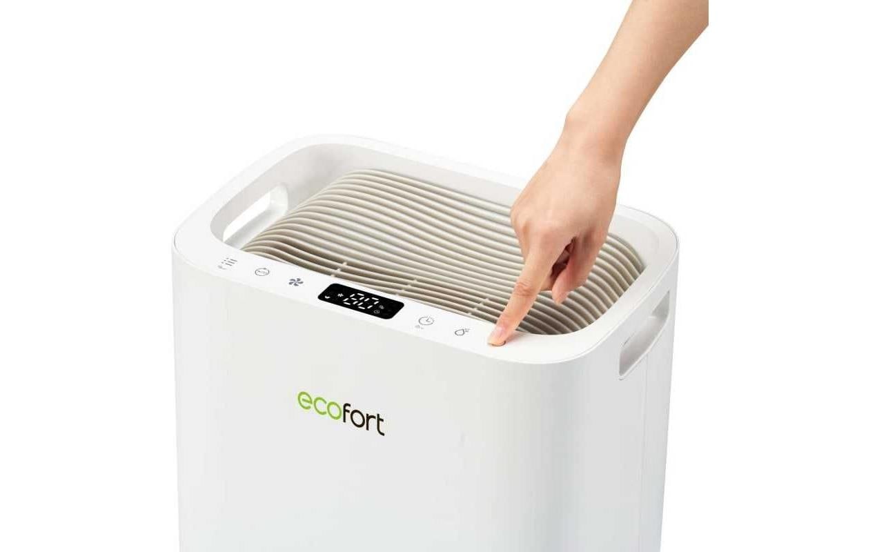 Ecofort Luftentfeuchter ecoQ DryAir 20L – 20 L/24 h, bis 50 m², Tank 4,5 l, Hygrostat