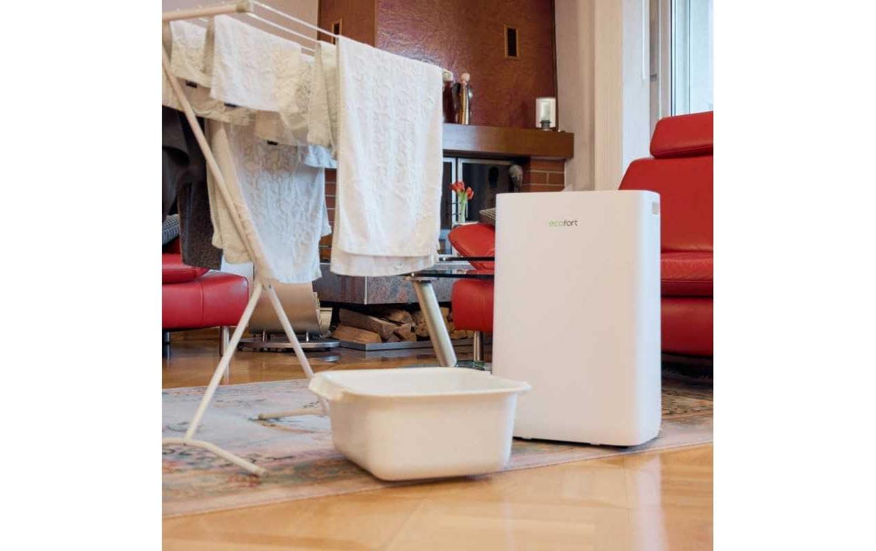 Ecofort Luftentfeuchter ecoQ DryAir 20L – 20 L/24 h, bis 50 m², Tank 4,5 l, Hygrostat