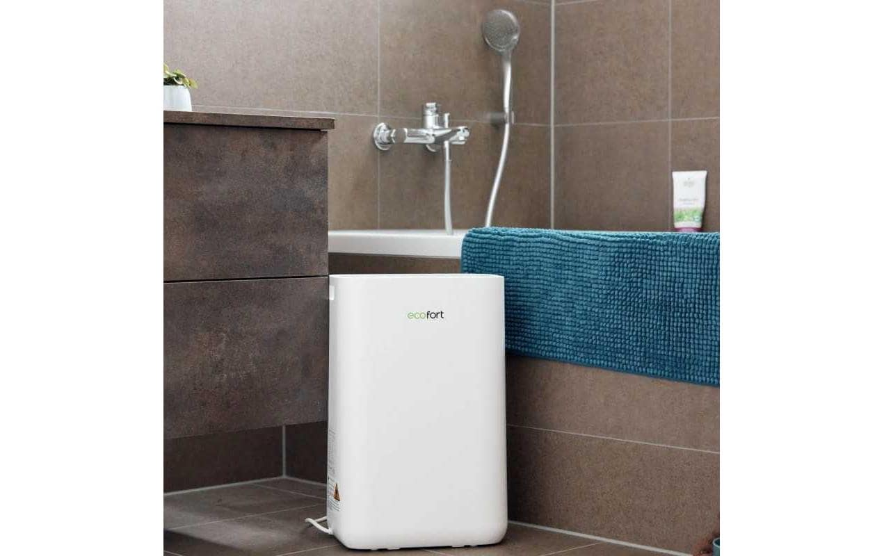 Ecofort Luftentfeuchter ecoQ DryAir 20L – 20 L/24 h, bis 50 m², Tank 4,5 l, Hygrostat