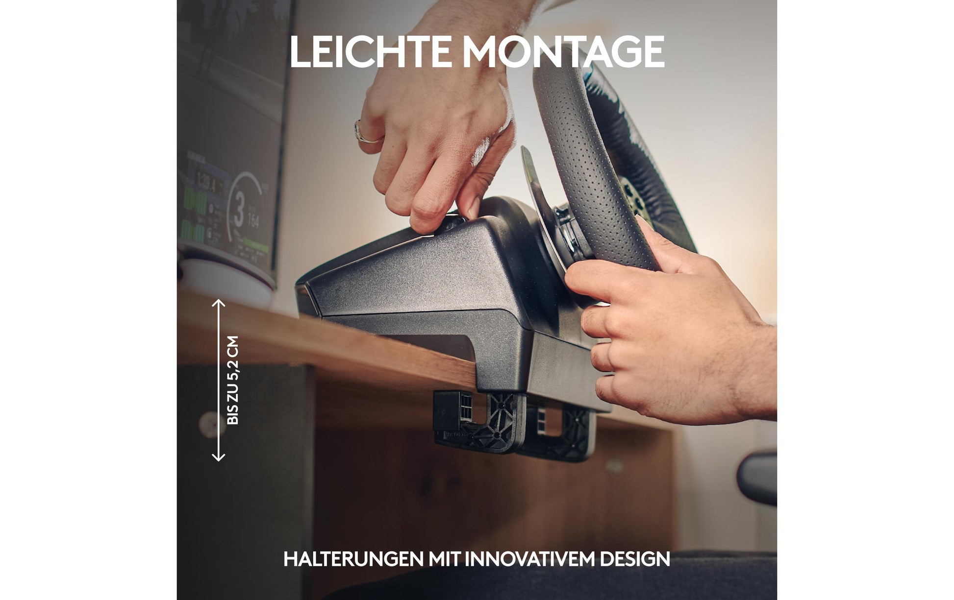 Logitech G G29 – Lenkrad + Pedale – USB (kabelgebunden), Force-Feedback, Schwarz – für PS5, PS4 & PC