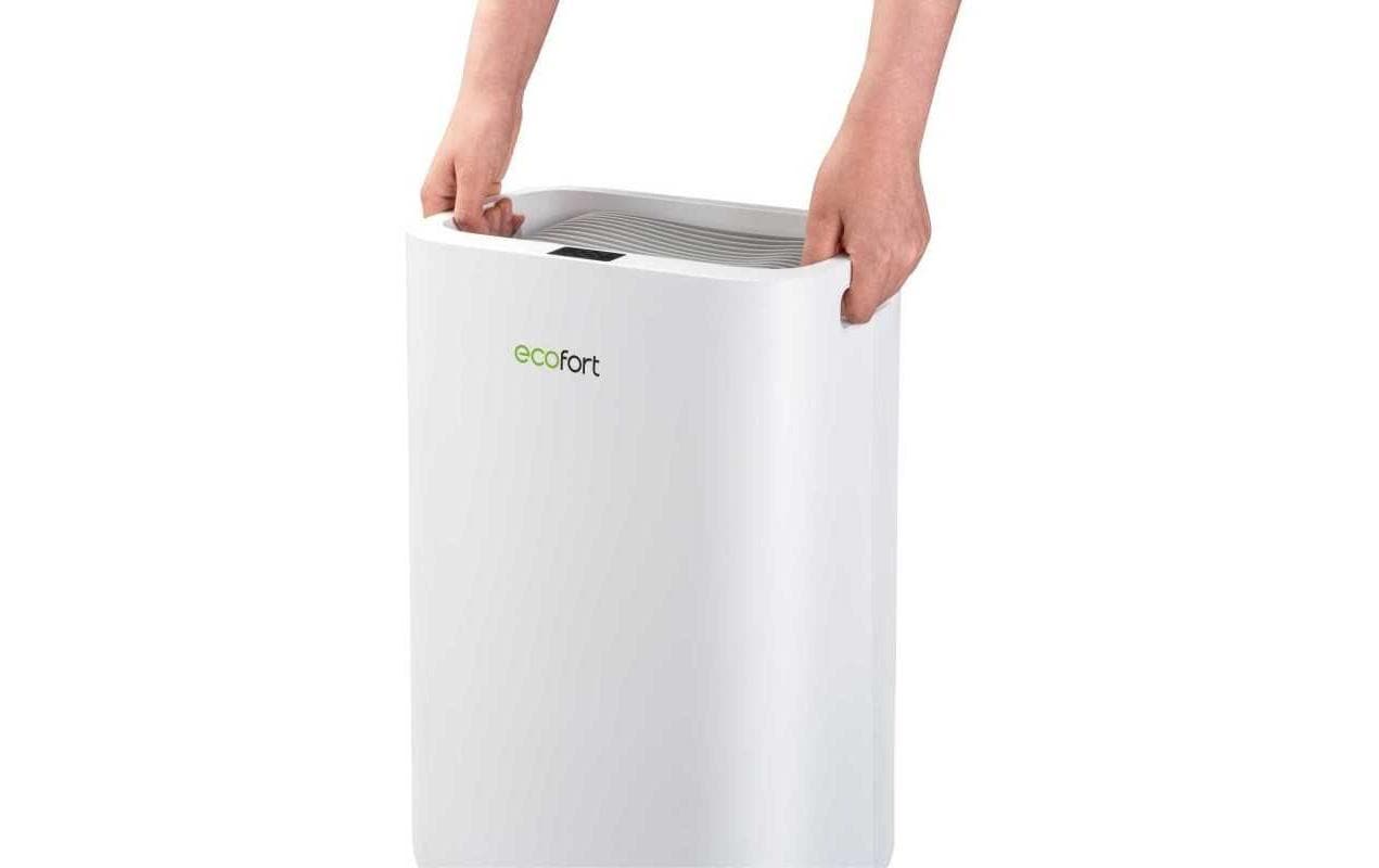 Ecofort Luftentfeuchter ecoQ DryAir 13L – 13 L/24 h, bis 30 m², Tank 2,3 l, Hygrostat