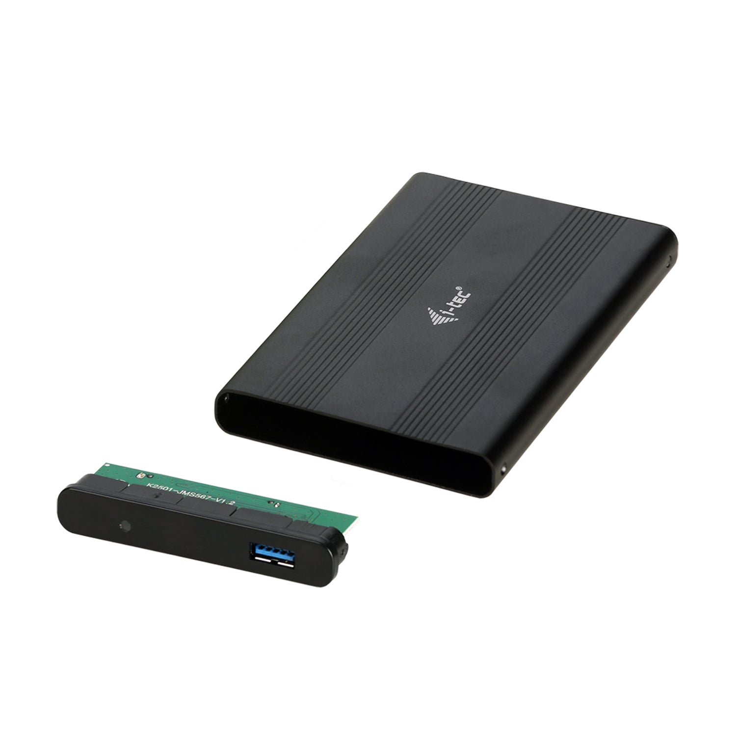 i-tec Advance MySafe AluBasic – 1-Bay HDD/SSD-Gehäuse – für 2,5" HDD/SSD, SATA