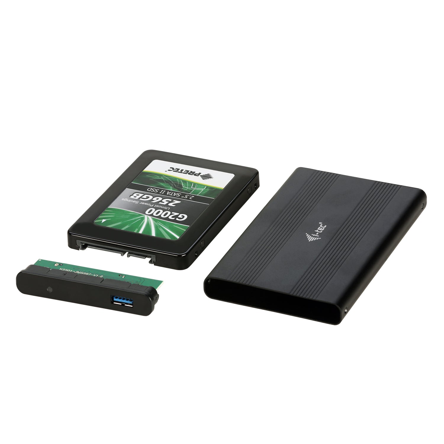 i-tec Advance MySafe AluBasic – 1-Bay HDD/SSD-Gehäuse – für 2,5" HDD/SSD, SATA