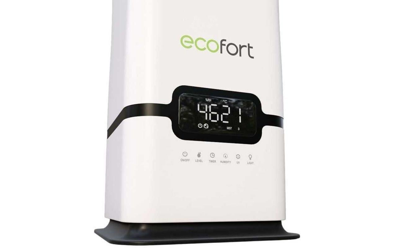 Ecofort ecoQ HumidAir U1500 Luftbefeuchter – Ultraschall, 1'500 ml/h, 16 l Tank, bis 200 m², Hygrostat