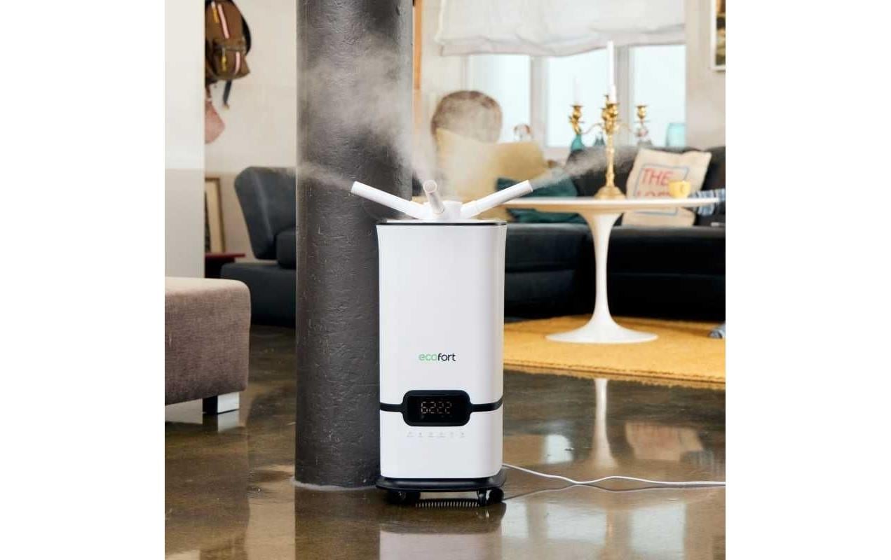 Ecofort ecoQ HumidAir U1500 Luftbefeuchter – Ultraschall, 1'500 ml/h, 16 l Tank, bis 200 m², Hygrostat
