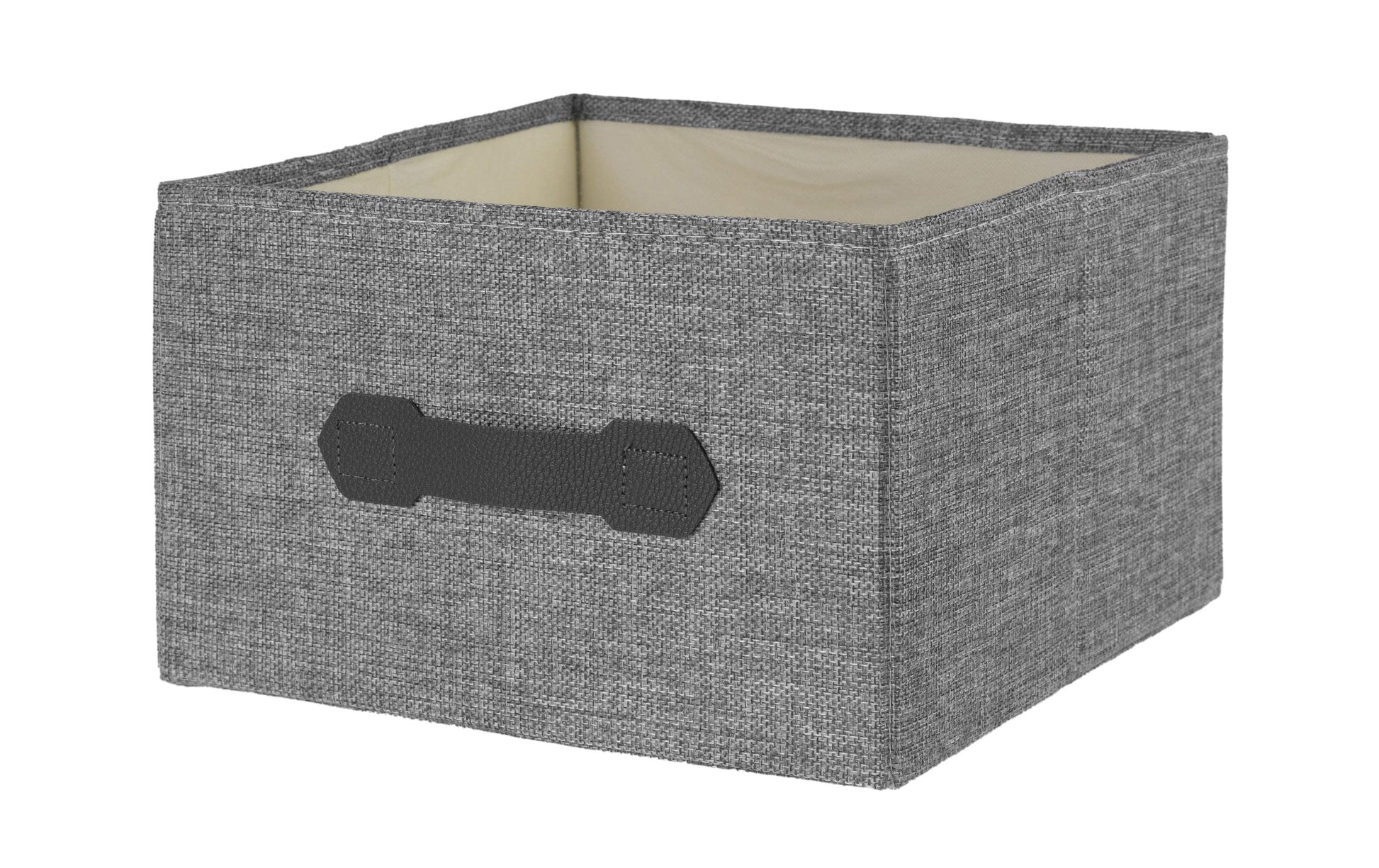 Cocon Aufbewahrungsbox – Leinen – Grau – 270 × 180 × 270 mm