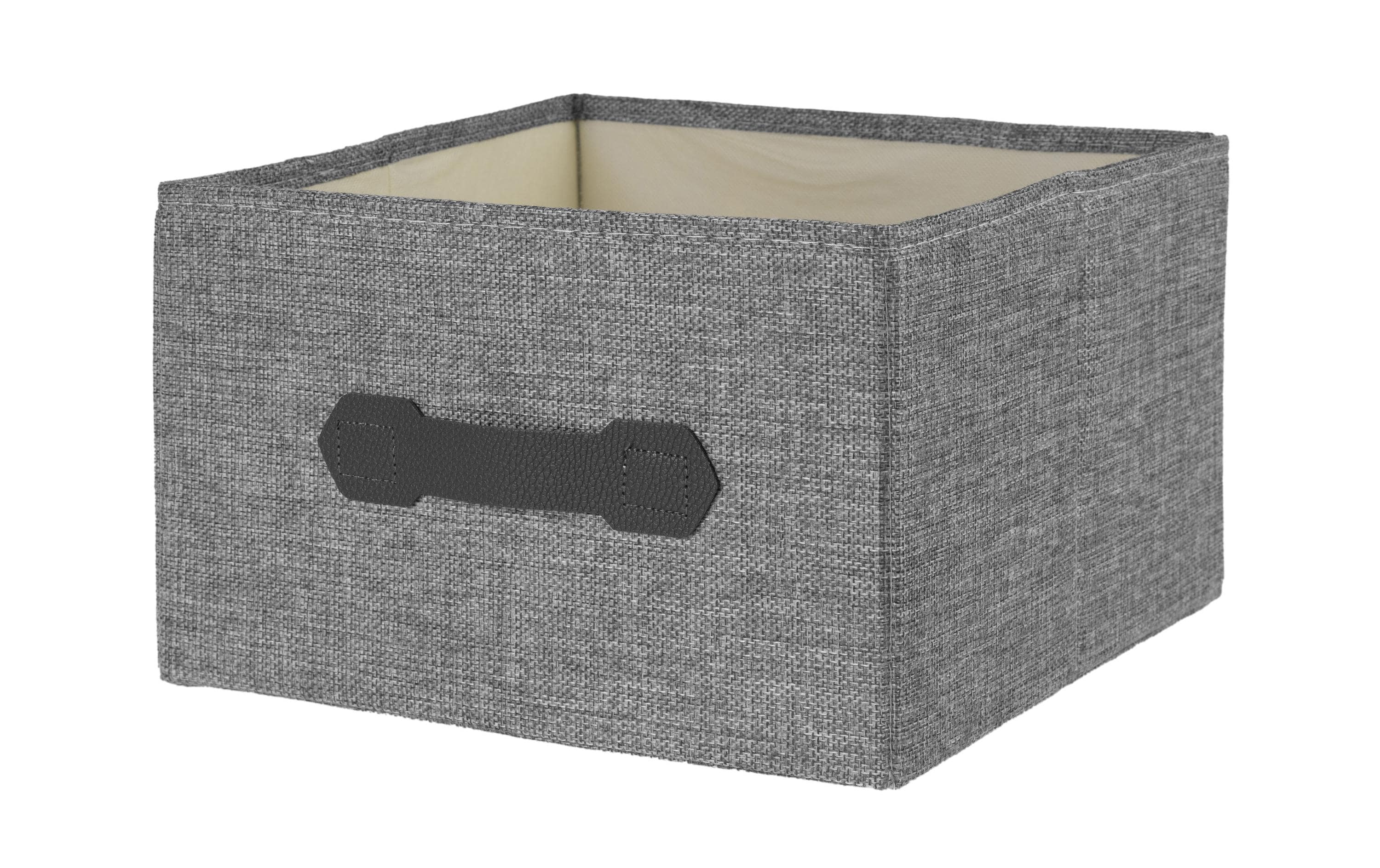 Cocon Aufbewahrungsbox – Leinen – Grau – 270 × 180 × 270 mm
