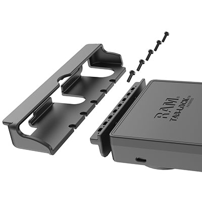 RAM Mounts Fahrzeug-Dock für Tablets 11,3–13,6" – mit Hüllen kompatibel, verstellbar – Schwarz