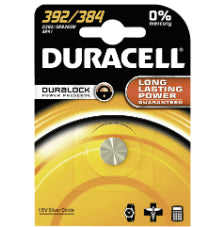 Duracell Knopfzelle SR41, Silberoxid, 1,5 V – 1 Stk.