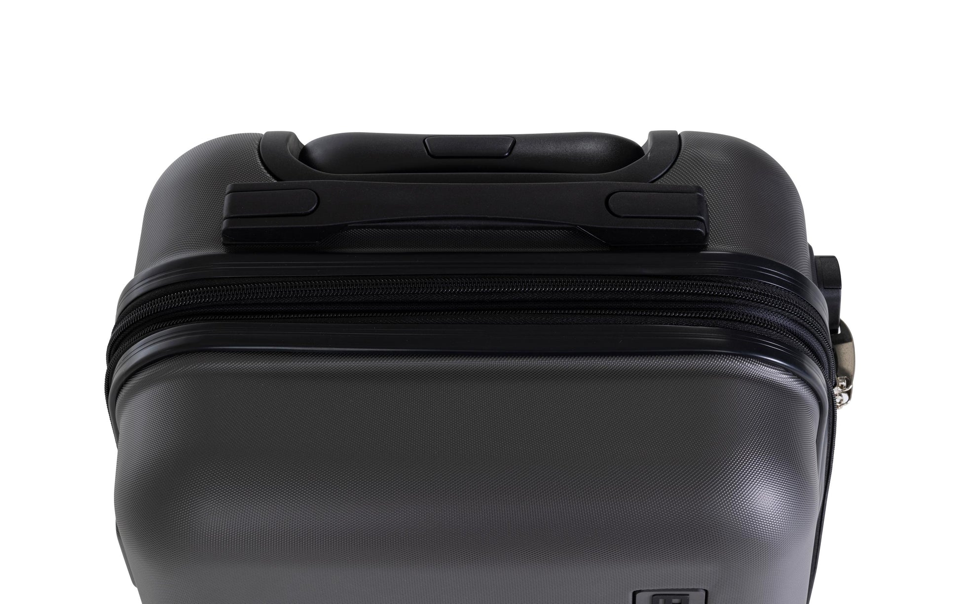 FTM Kofferset Explorer 2er-Set Handgepäck – Hartschale, 4 Rollen, Dunkelgrau