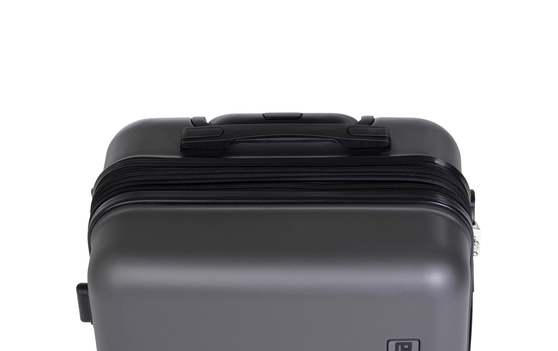 FTM Kofferset Explorer 2er-Set Handgepäck – Hartschale, 4 Rollen, Dunkelgrau