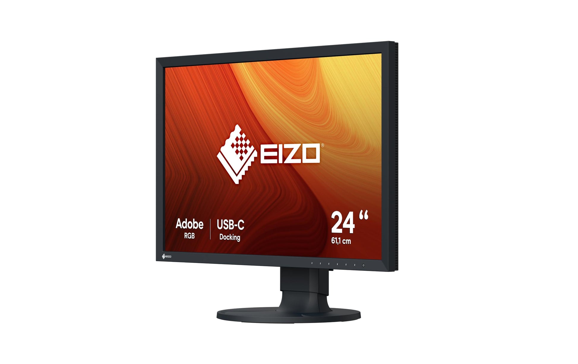 EIZO ColorEdge CS2400S – Monitor, 24,1", IPS, 60 Hz, 410 cd/m², USB-C, KVM, VESA 100 × 100, Schwarz