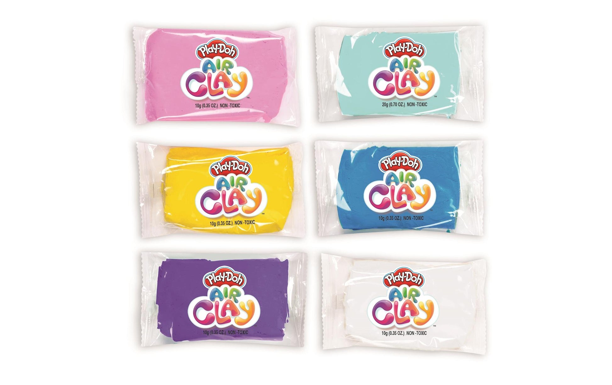 Hasbro Play-Doh Air Clay – Modelliermasse-Set (lufthärtend) – Süsse Kreationen – Mehrfarbig – ab 4 Jahren