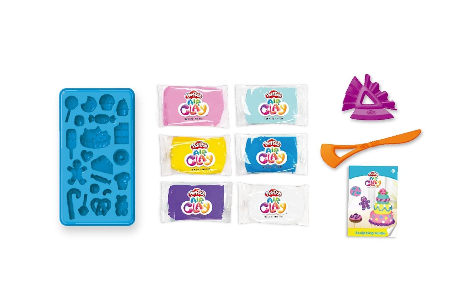 Hasbro Play-Doh Air Clay – Modelliermasse-Set (lufthärtend) – Süsse Kreationen – Mehrfarbig – ab 4 Jahren