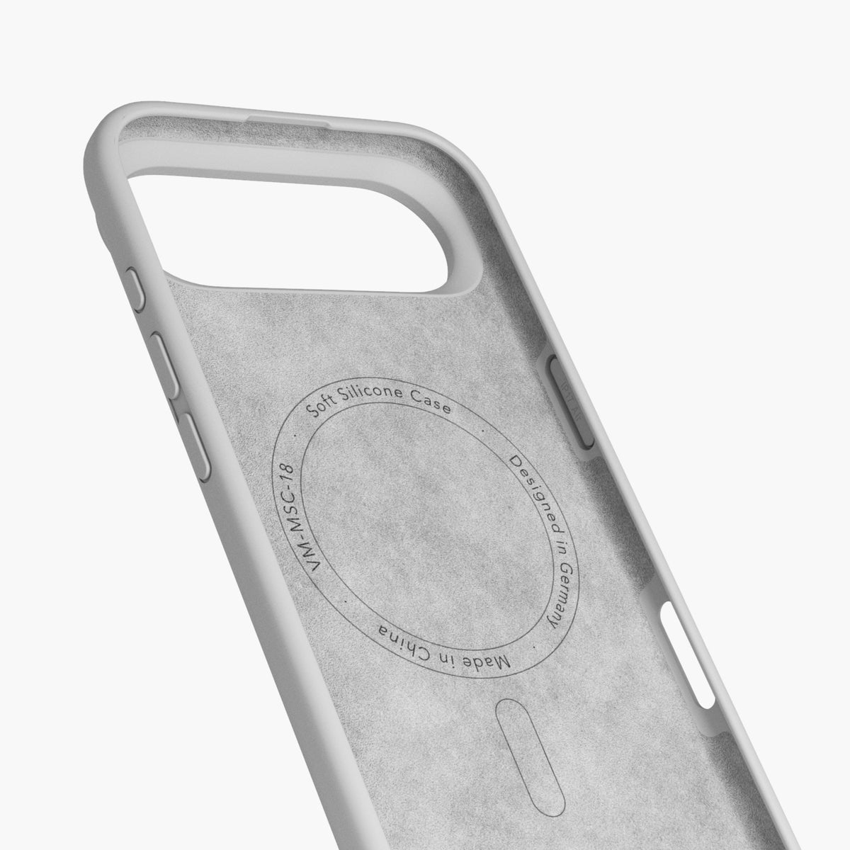 Vonmählen Backcover – für Apple iPhone 17 Air – hellgrau – Silikon – MagSafe-kompatibel