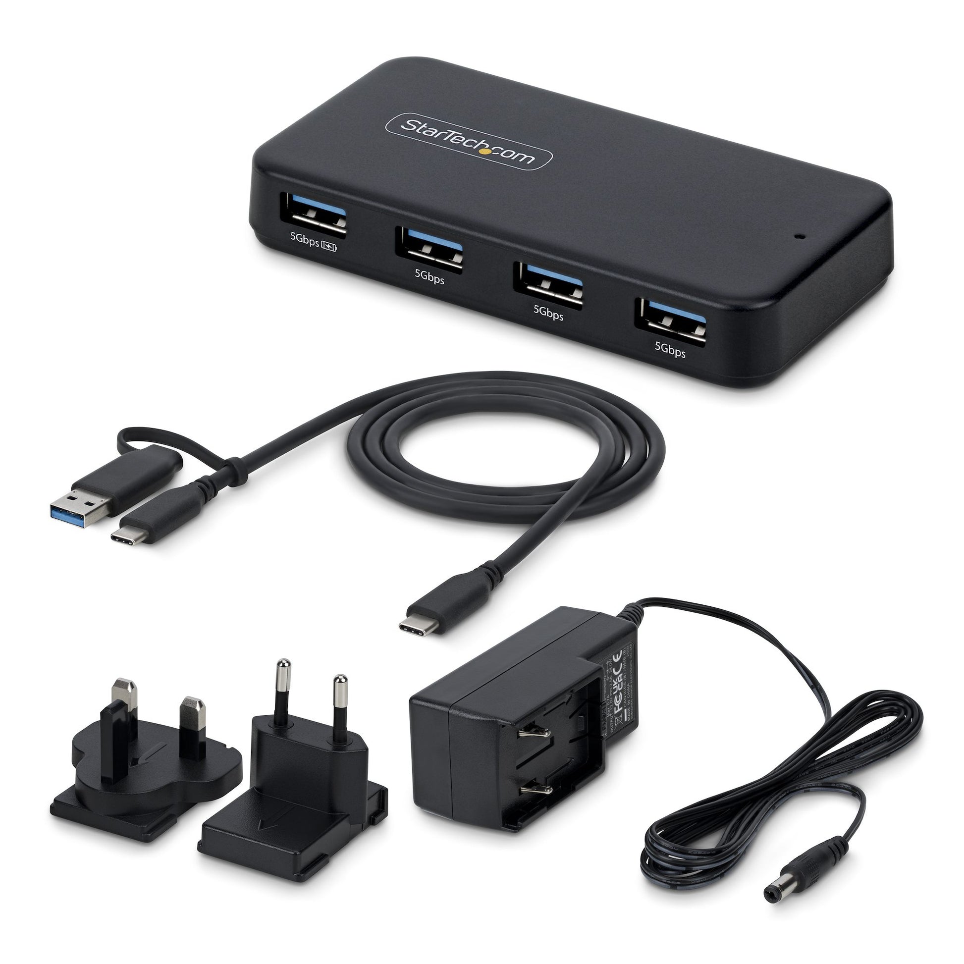 StarTech.com ST4300USB3V2-UE USB-Hub – USB-C, 4× USB-A