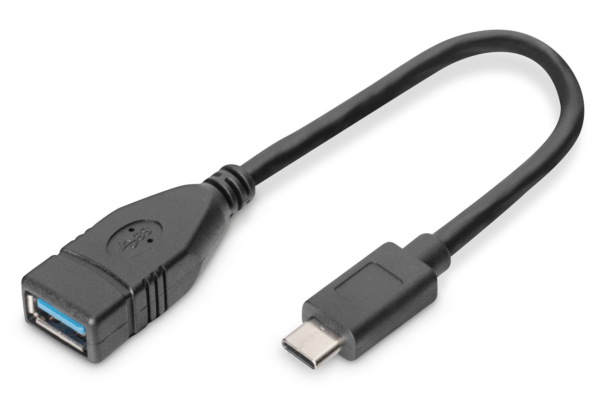Digitus USB-Kabel, USB-C zu USB-A, 0,15 m, USB 3