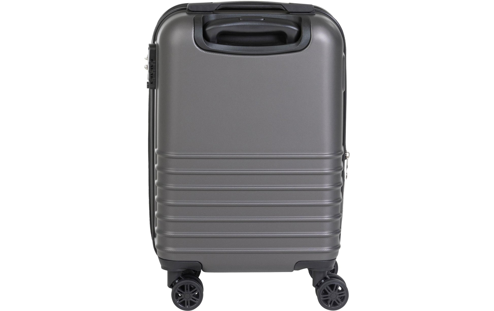 FTM Kofferset Explorer 2er-Set Handgepäck – Hartschale, 4 Rollen, Dunkelgrau