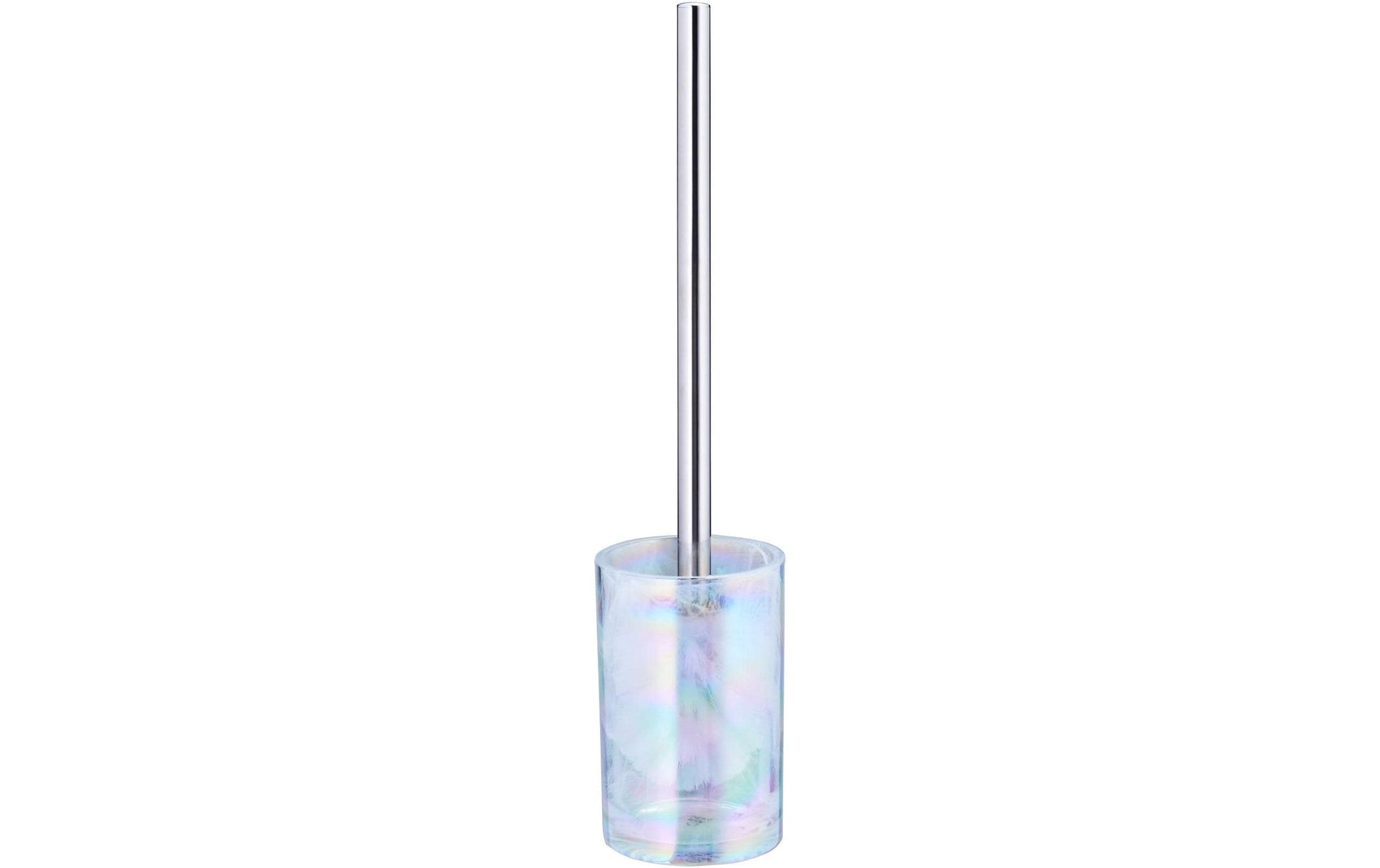 Kleine Wolke Opalis – WC-Bürstenhalter – Glas, Perlmutt, H 39,5 cm, Ø 9 cm