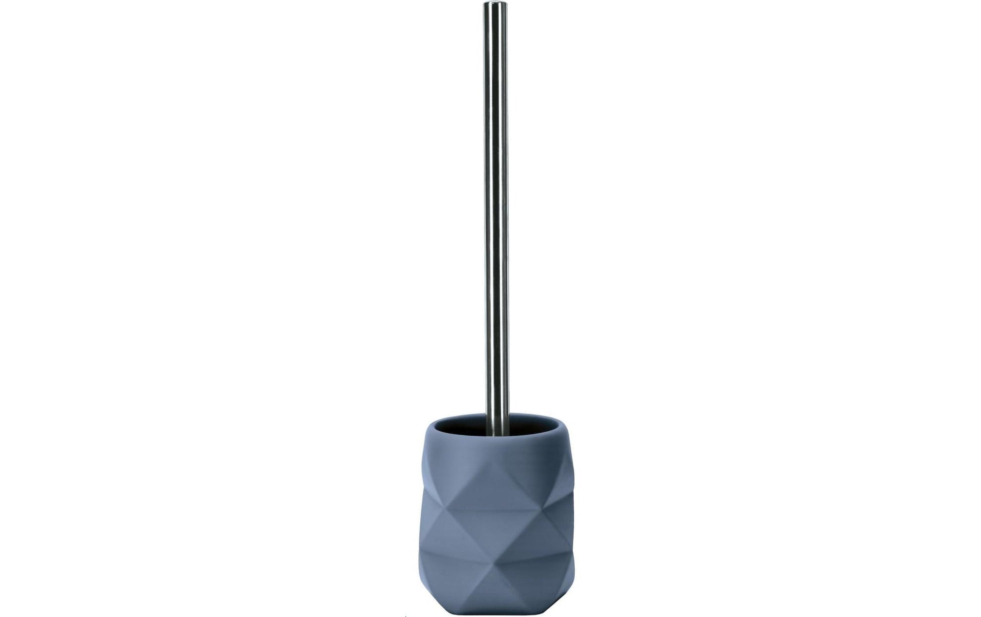 Kleine Wolke Crackle – WC-Bürstenset – Polyresin, grau, H 39 cm, Ø 10,6 cm