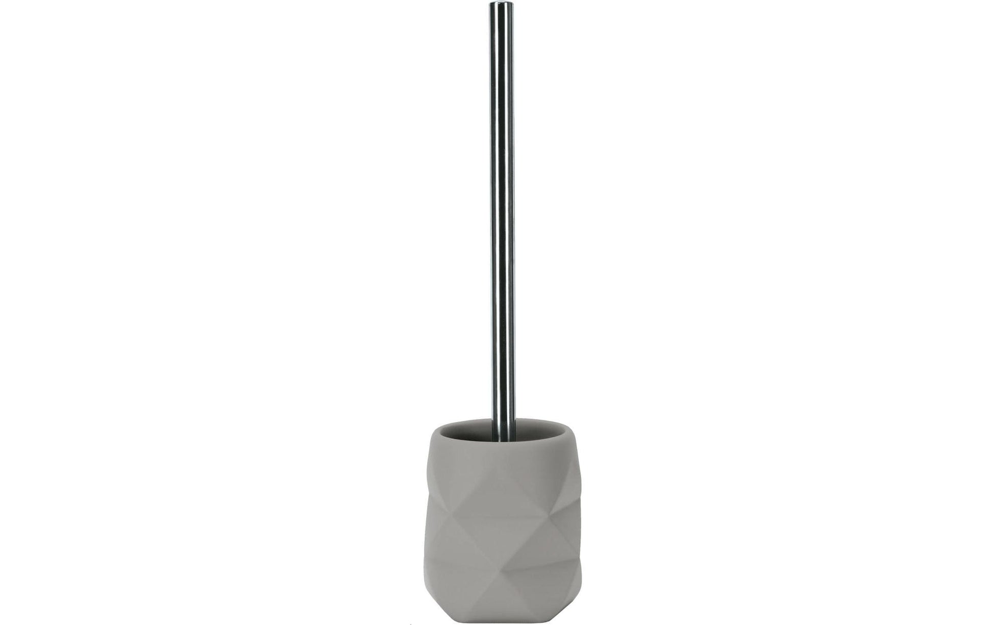 Kleine Wolke WC-Bürstenset – Polyresin, grau, bodenstehend, H 39 cm, Ø 10,6 cm
