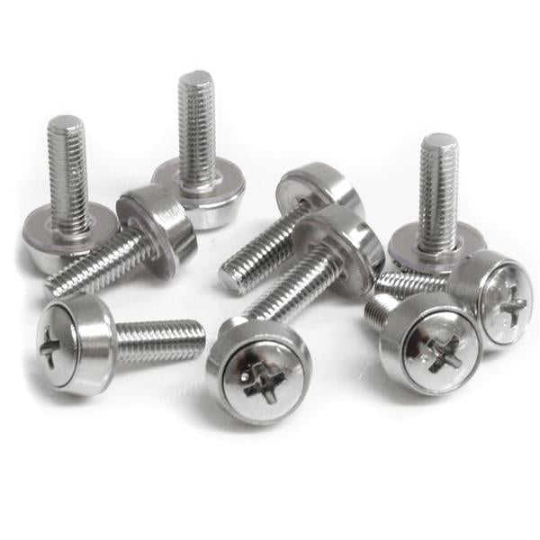 StarTech.com Montageschrauben M5 – 12 mm, Edelstahl, 100 Stk.