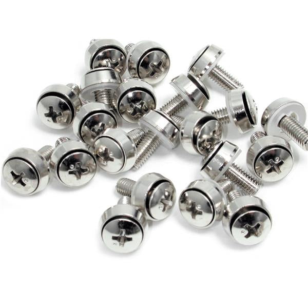 StarTech.com Schrauben M6 – 12 mm, Edelstahl, 100 Stk.