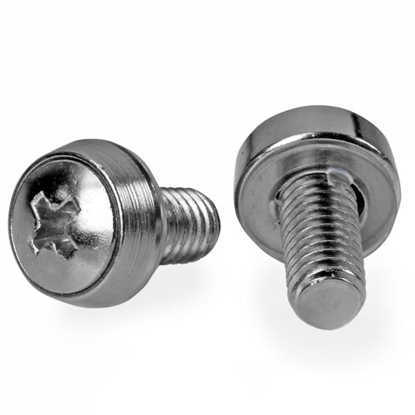 StarTech.com Schrauben M6 – 12 mm, Edelstahl, 100 Stk.