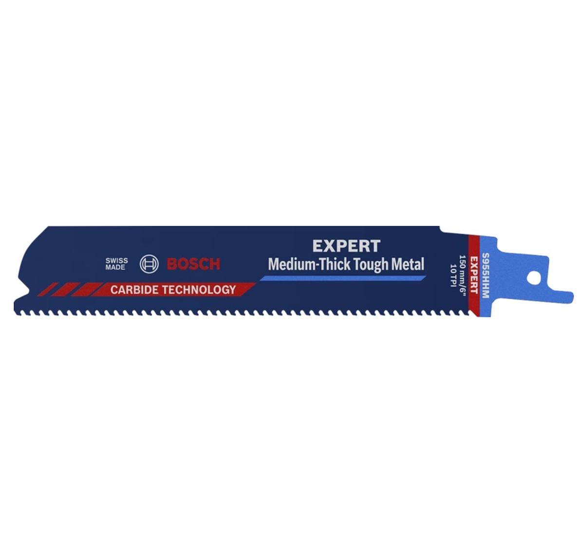 Bosch EXPERT Säbelsägeblatt 150 × 2,5 mm Hartmetall – für Metall – 1 Stk