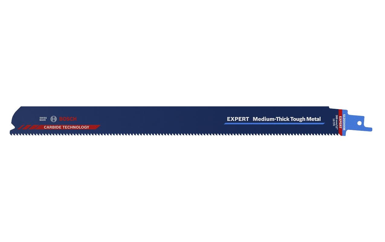 Bosch Säbelsägeblatt 250 mm Hochkohlenstoffstahl (HCS) – für Metall – 1 Stk