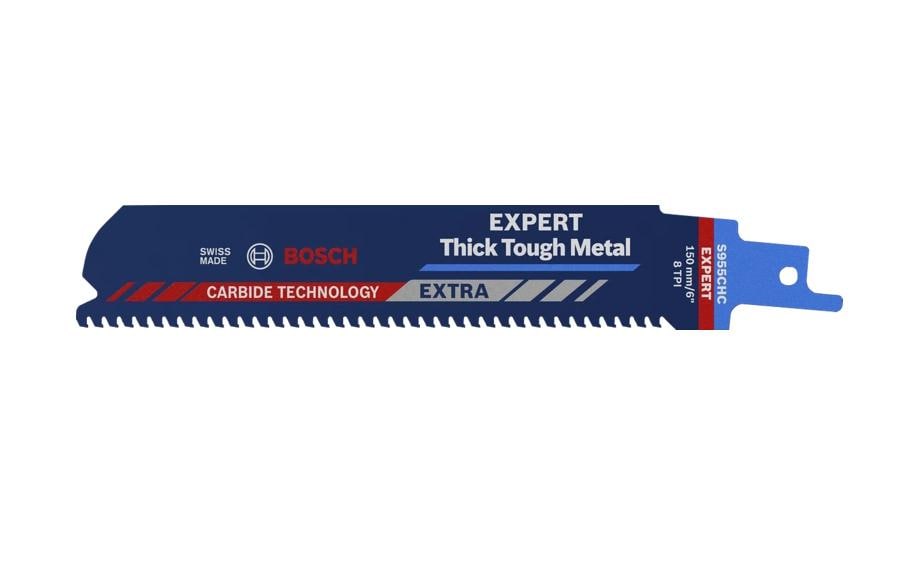 Bosch EXPERT Thick Tough Metal Säbelsägeblatt 150 mm Hartmetall – für Metall – 1 Stk