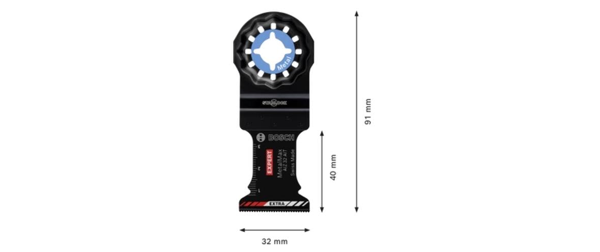 Bosch Sägeblatt, AIZ 32 AIT, EXPERT MetalMax, 32 mm