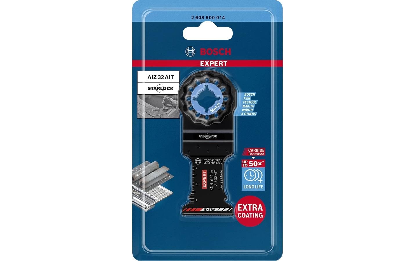 Bosch Professionelles EXPERT MetalMax AIZ 32 AIT Sägeblatt 32 × 40 mm – für Metall – 1 Stk
