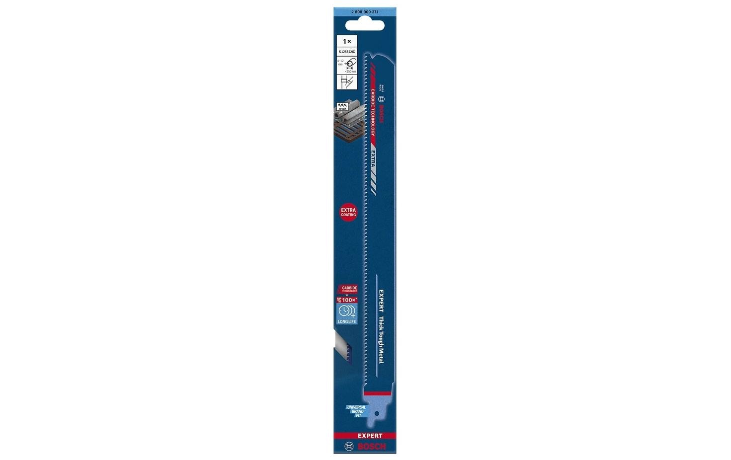 Bosch EXPERT Säbelsägeblatt 250 mm HCS – für Metall – 1 Stk