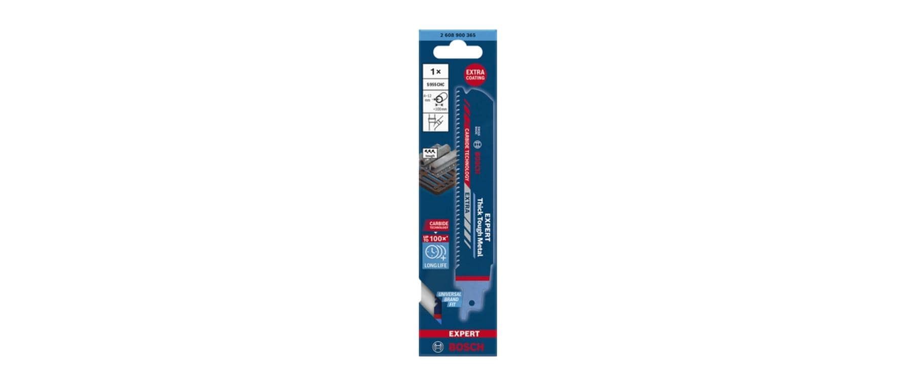 Bosch EXPERT Thick Tough Metal Säbelsägeblatt 150 mm Hartmetall – für Metall – 1 Stk