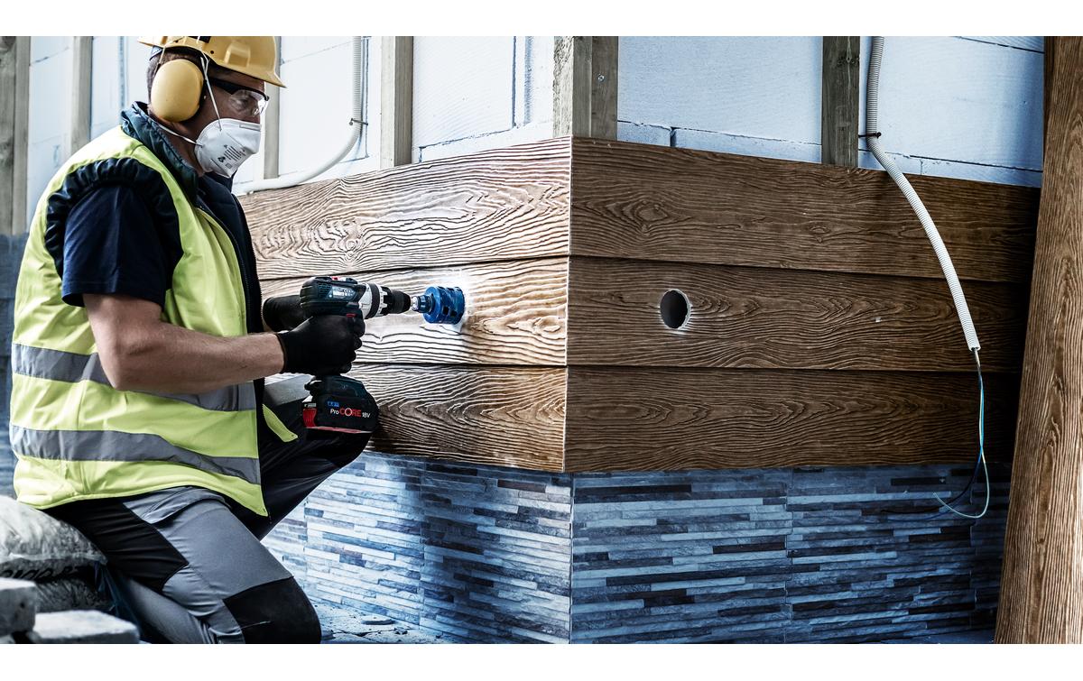 Bosch Lochsäge, Tough Material, EXPERT, 51 mm × 60 mm, schwarz, blau