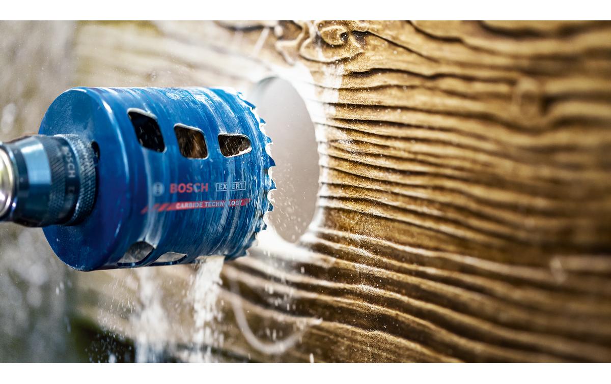 Bosch Lochsäge, Tough Material, EXPERT, 51 mm × 60 mm, schwarz, blau
