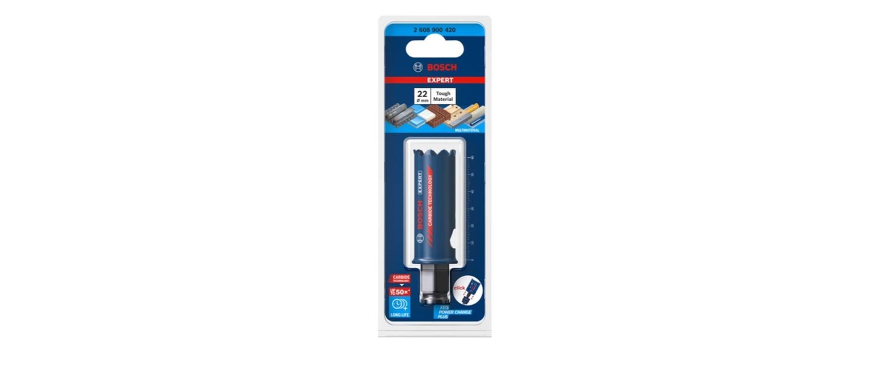 Bosch Professionelle EXPERT Tough Material Lochsäge 22 × 60 mm – für Fliesen – 1 Stk