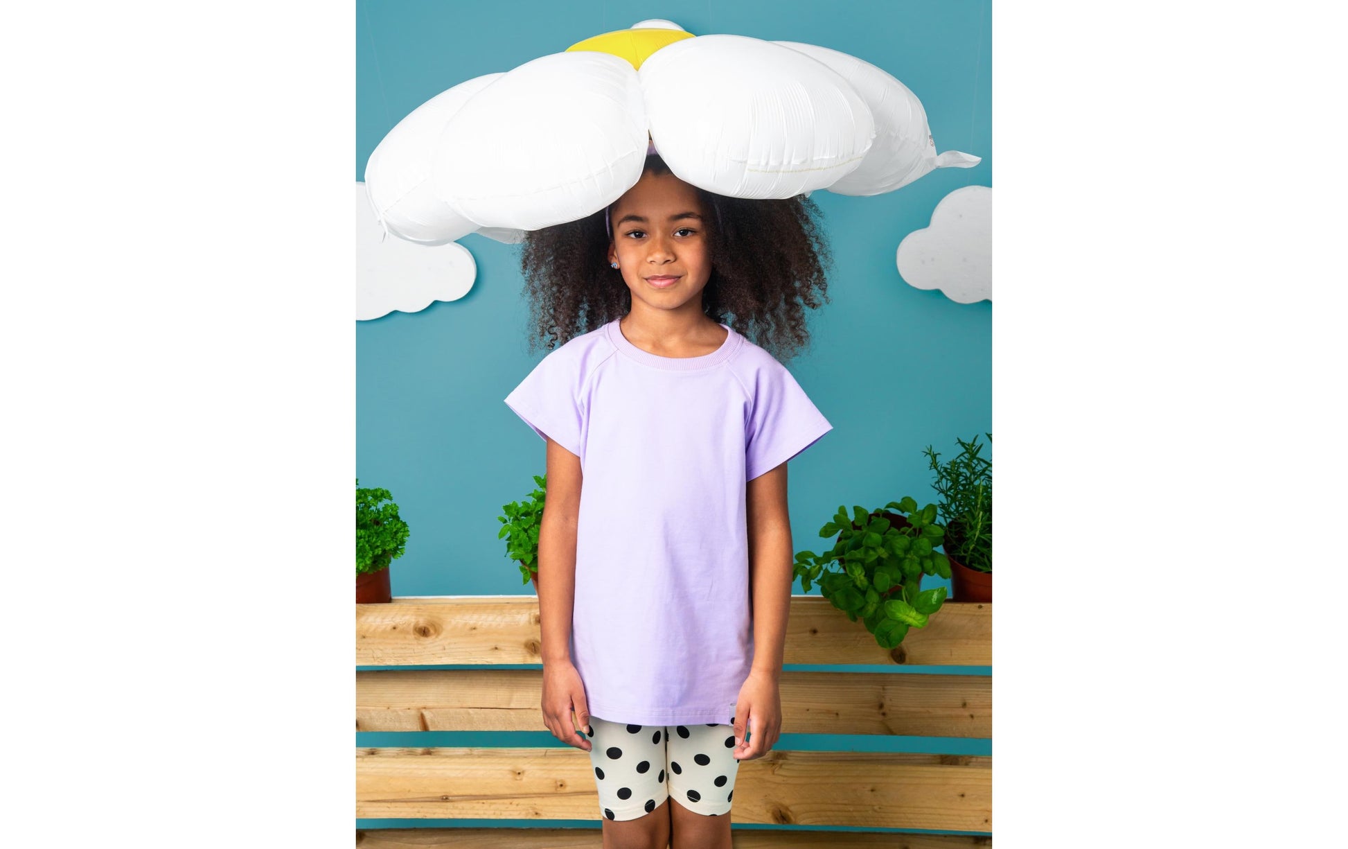 PartyDeco Folienballon Gänseblümchen – Gelb – 97 × 103 cm – 1 Stk