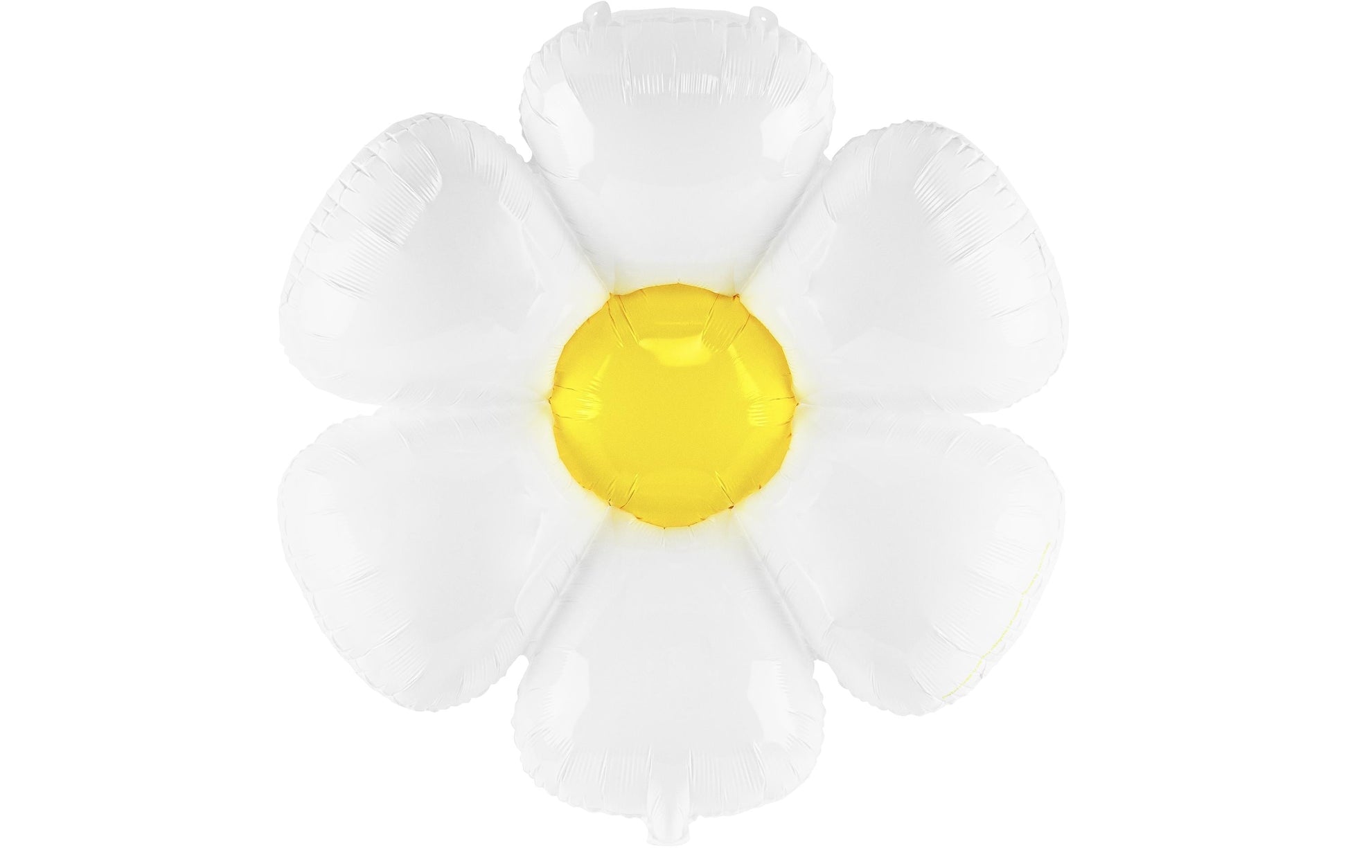 PartyDeco Folienballon Gänseblümchen – Gelb – 97 × 103 cm – 1 Stk